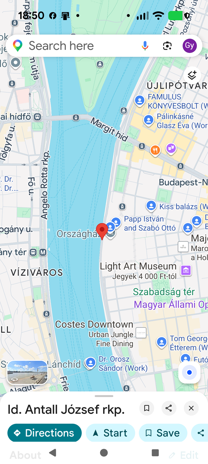 GNSS position on map
